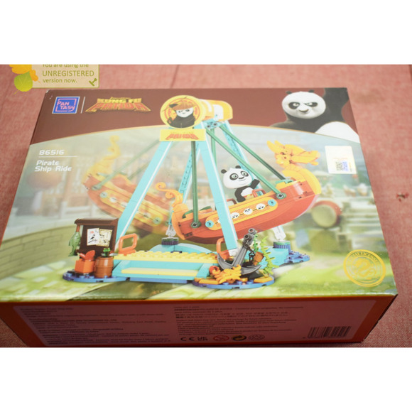 Pantasy Kung Fu Panda Pirate Ship Ride Buildable Brick Block Set 86516 - Picture 1 of 7
